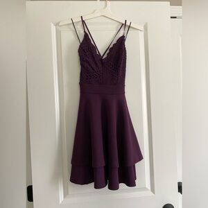 Purple Windsor Dress - Size Small